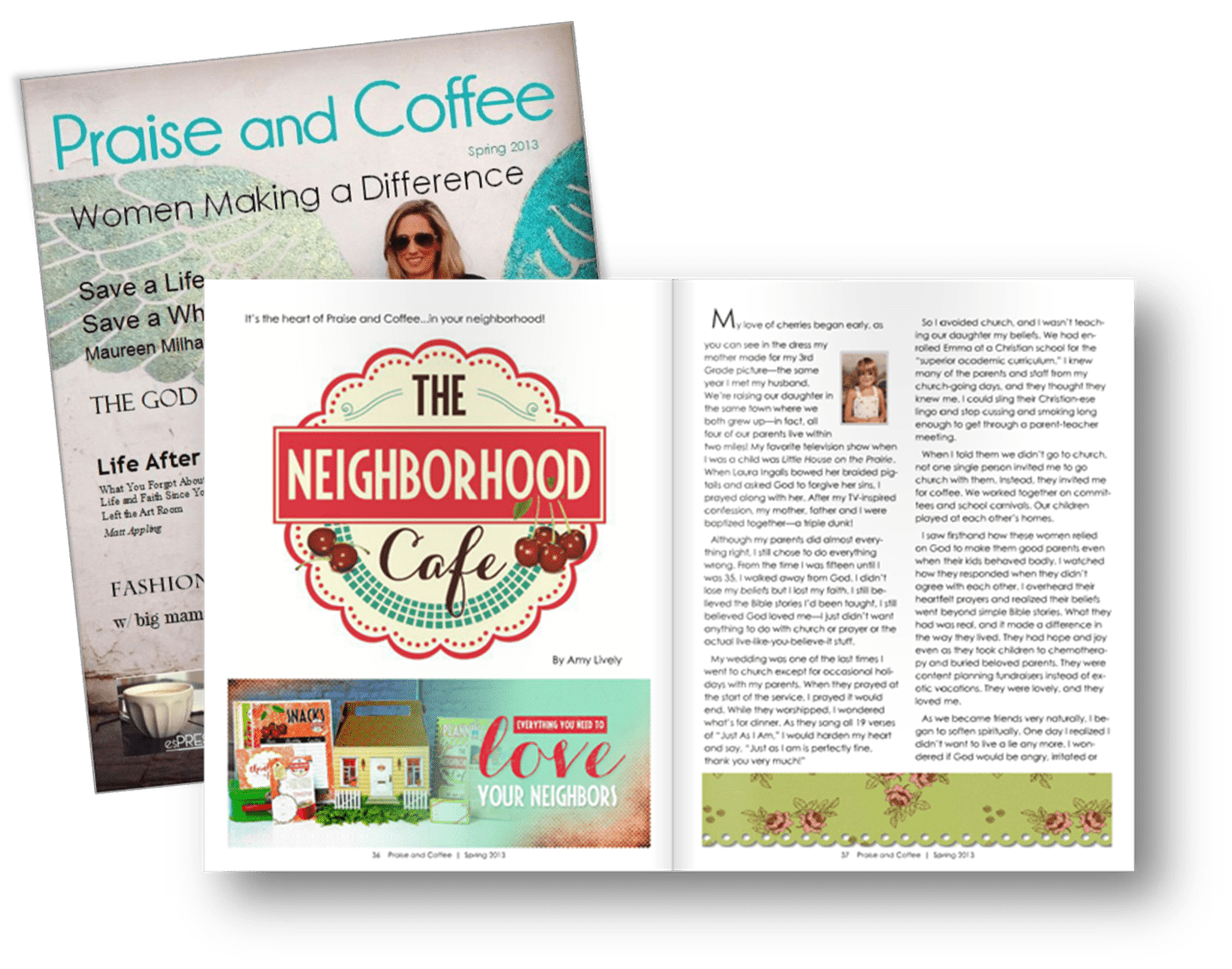 Praise & Coffee Magazine Features Neighborhood Cafe