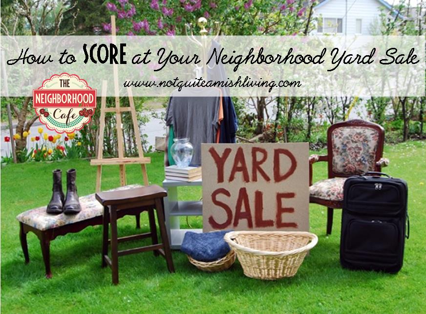 How to Score at Your Neighborhood Yard Sale