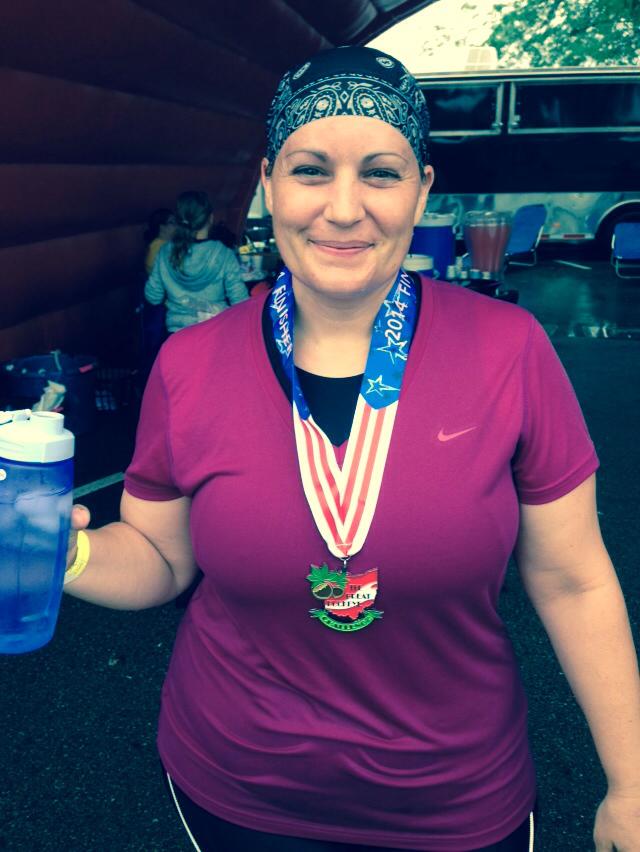 Sprint Triathlon Finish Line